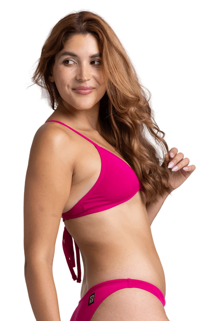 Jolyn Triangle Bikini Top - Dragonfruit