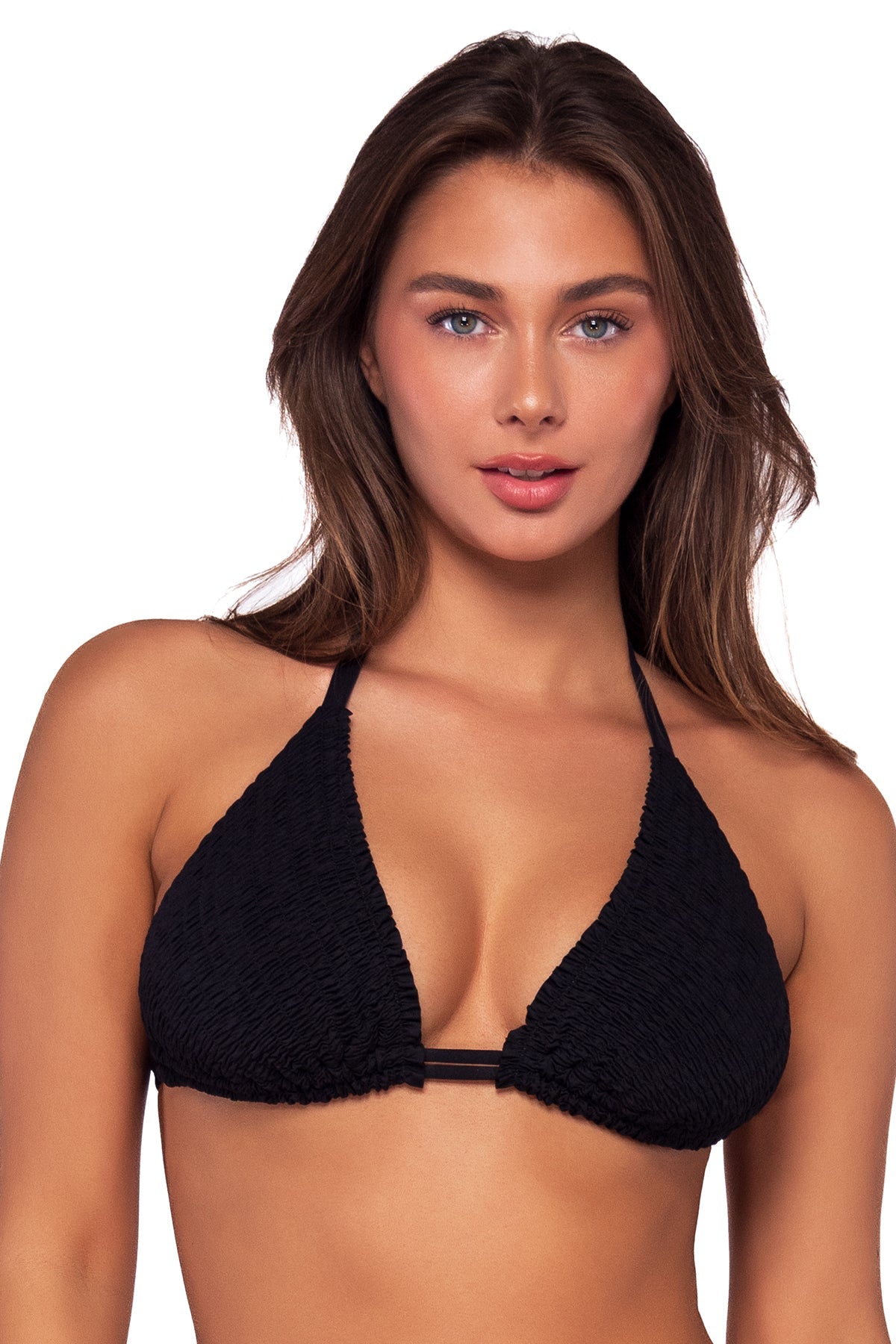 Swim Systems Kali Triangle Bikini Top - Black