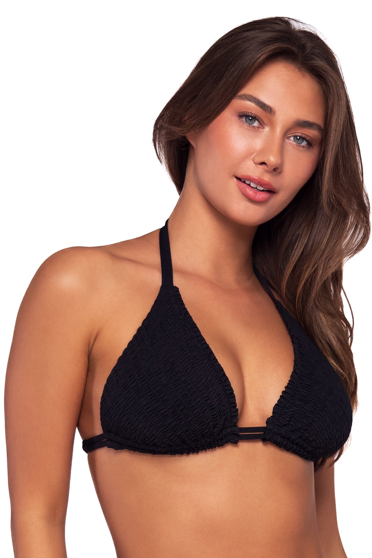 Swim Systems Kali Triangle Bikini Top - Black