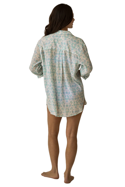 Carve Designs Taylor Gauze Tunic - Cloud Maitai - FINAL SALE