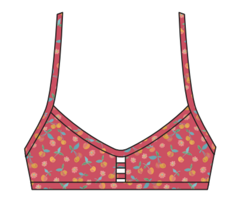 Jolyn Tomcat Bikini Top - Tart