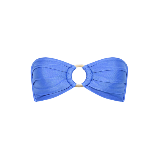 Kulani Kinis Strapless Bandeau Bikini Top - Bluebell