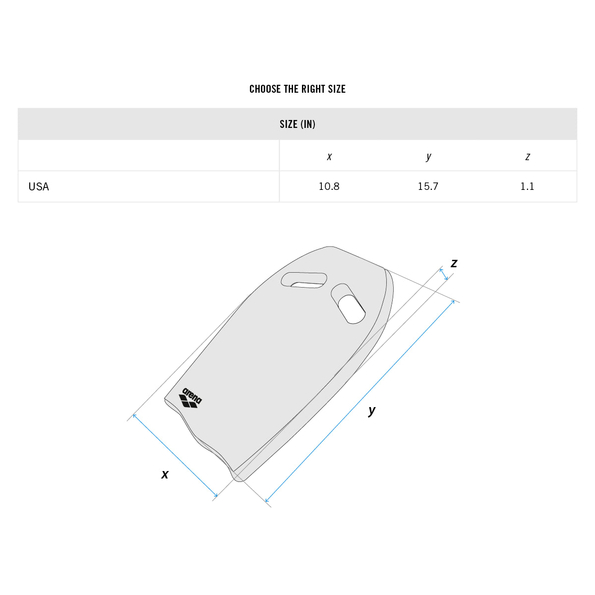Arena Training Kickboard - Black