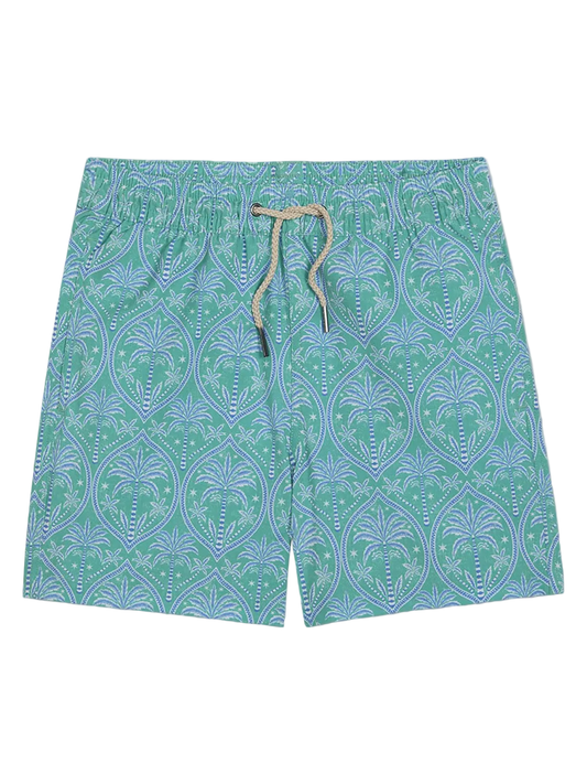 Fair Harbor Kid's Bayberry Swim Trunk - Verdant Palms