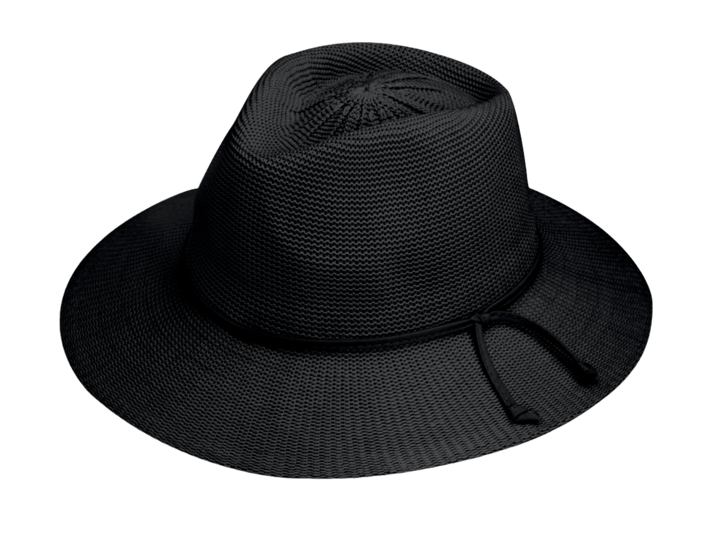 Wallaroo Women's Victoria Fedora Packable Sun Hat - Black