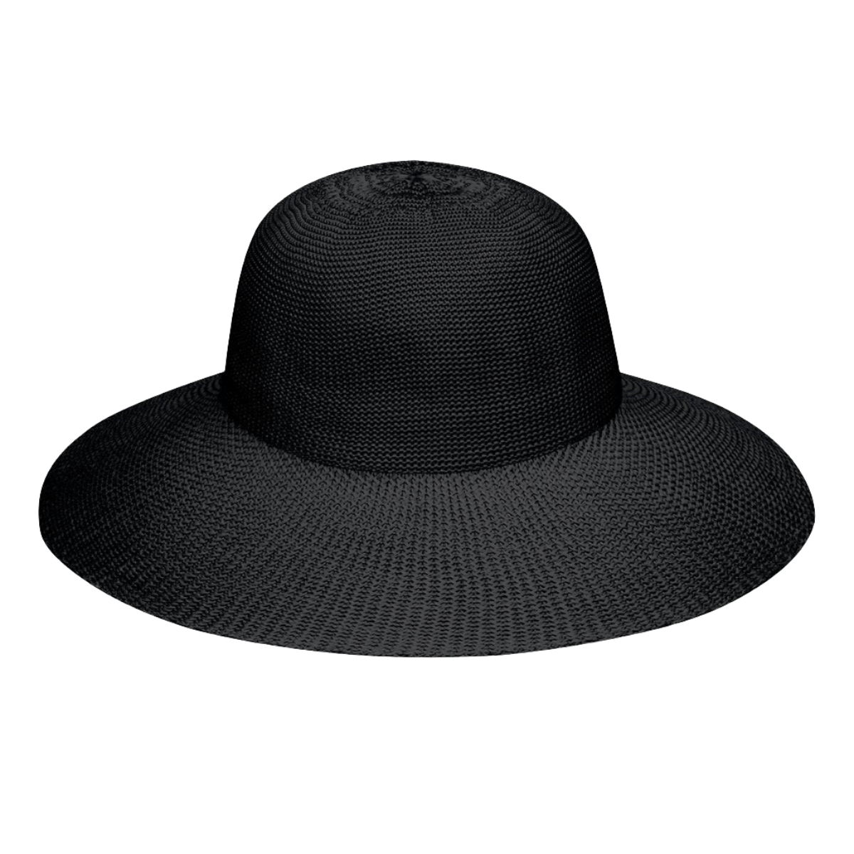 Wallaroo Women's Victoria Diva Packable Sun Hat - Black