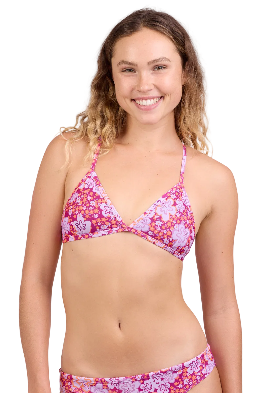 Jolyn Triangle Bikini Top - Zinnia