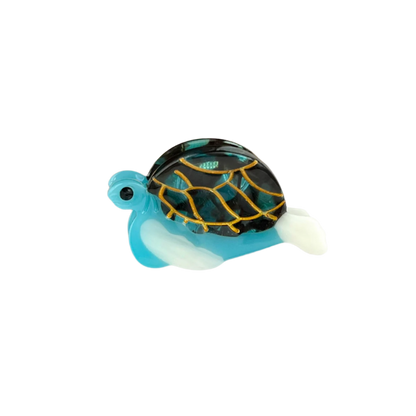 SSR Acetate Mini Blue Turtle Claw Hair Clip