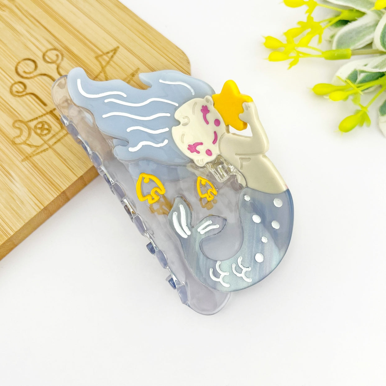 SSR Acetate Mermaid Hair Claw Clip