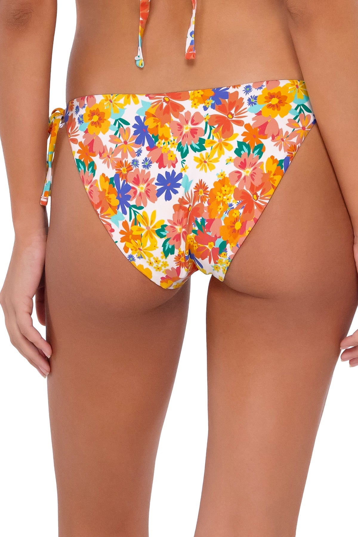 Swim Systems McKenna Tie Side Bikini Bottom - Beach Blooms