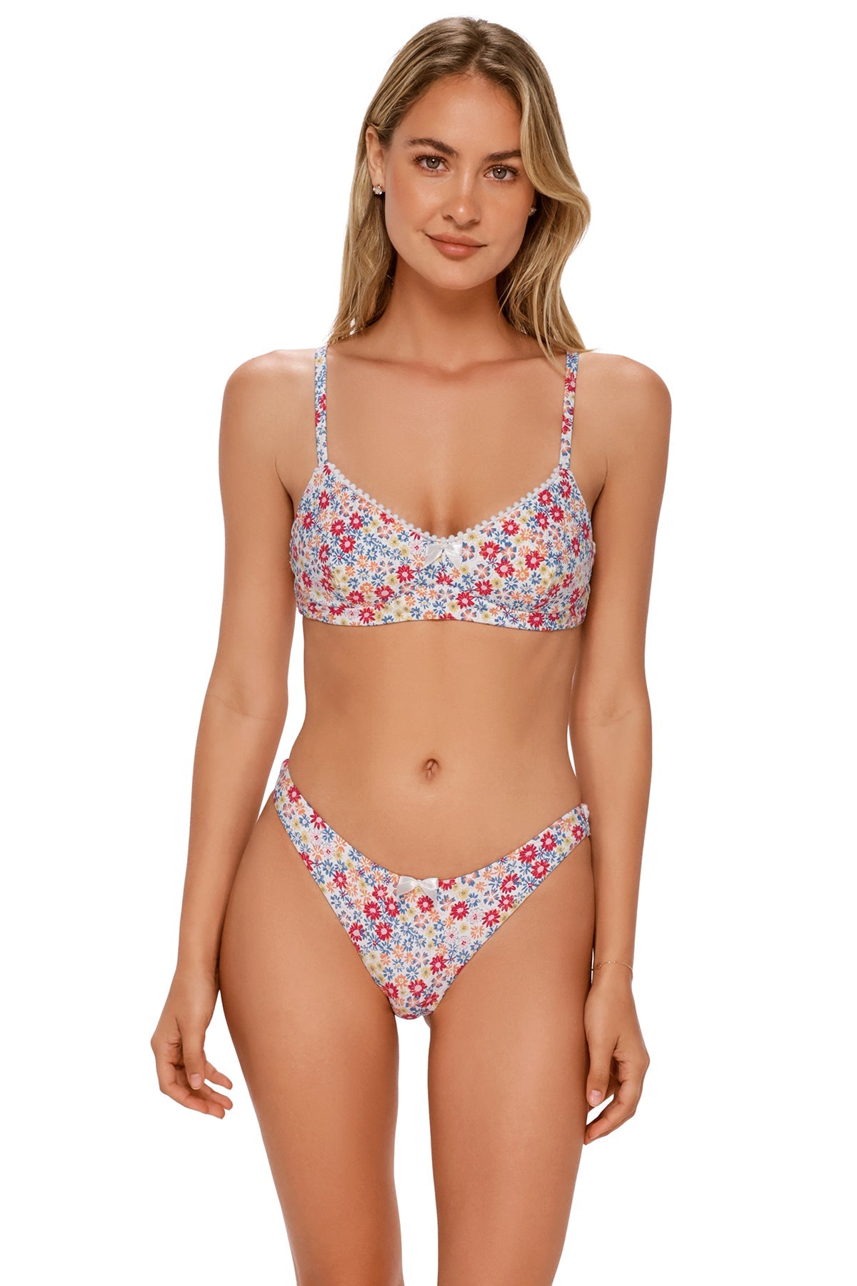 Swim Systems Maddie Bikini Bottom - Prairie Petals