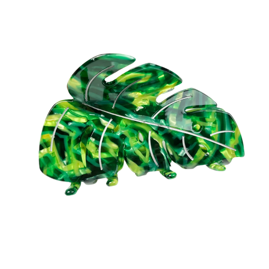 SSR Leaf Hair Claw Clip - Green