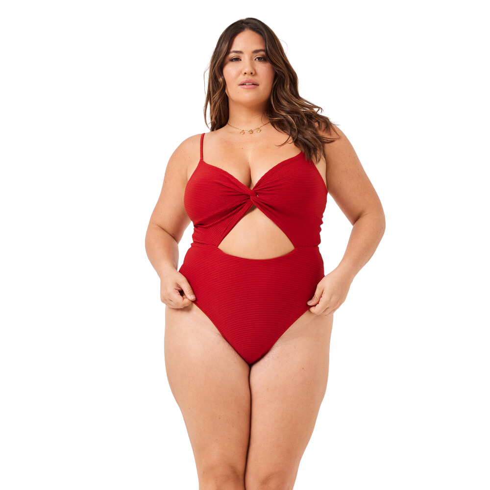 L Space Kyslee Classic One Piece Swimsuit - Redwood - FINAL SALE