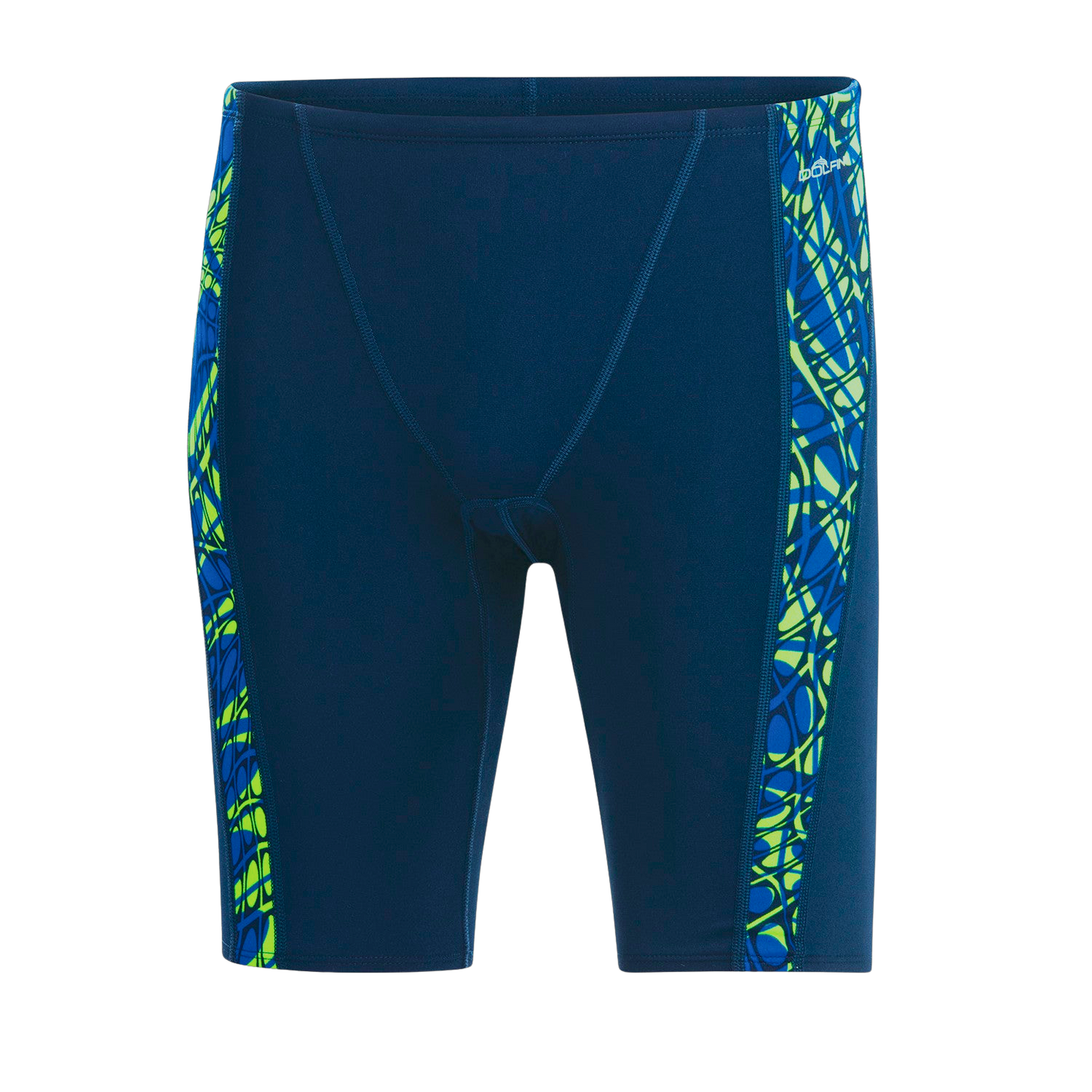 Dolfin Mens Reliance Energy Spliced Training Jammer - Blue/Green/ FINAL SALE