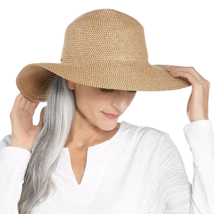 Coolibar Blake Elegant Floppy Sun Hat UPF 50+ - Tan