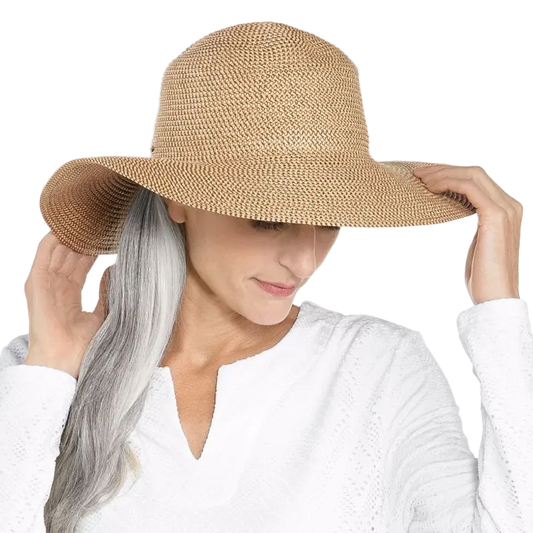 Coolibar Blake Elegant Floppy Sun Hat UPF 50+ - Tan