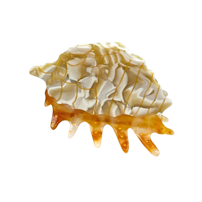 SSR Acetate Spiral Conch Shell Hair Claw Clip