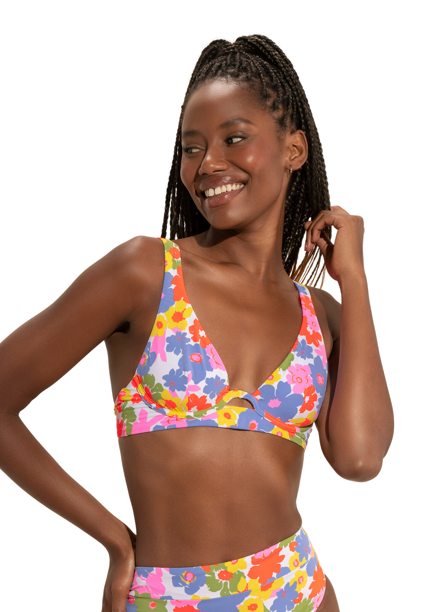 Maaji Simona Underwire Bikini Top - Pristine Flower - FINAL SALE