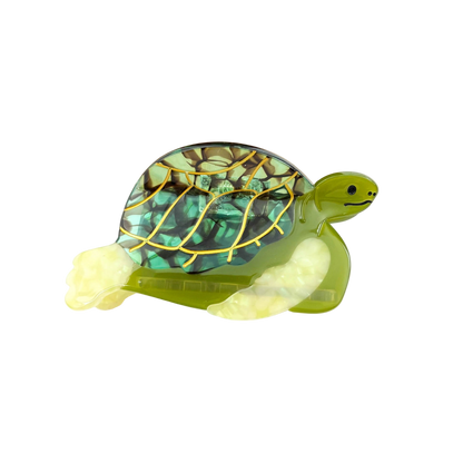 SSR Acetate Turtle Hair Claw Clip - Bright Green