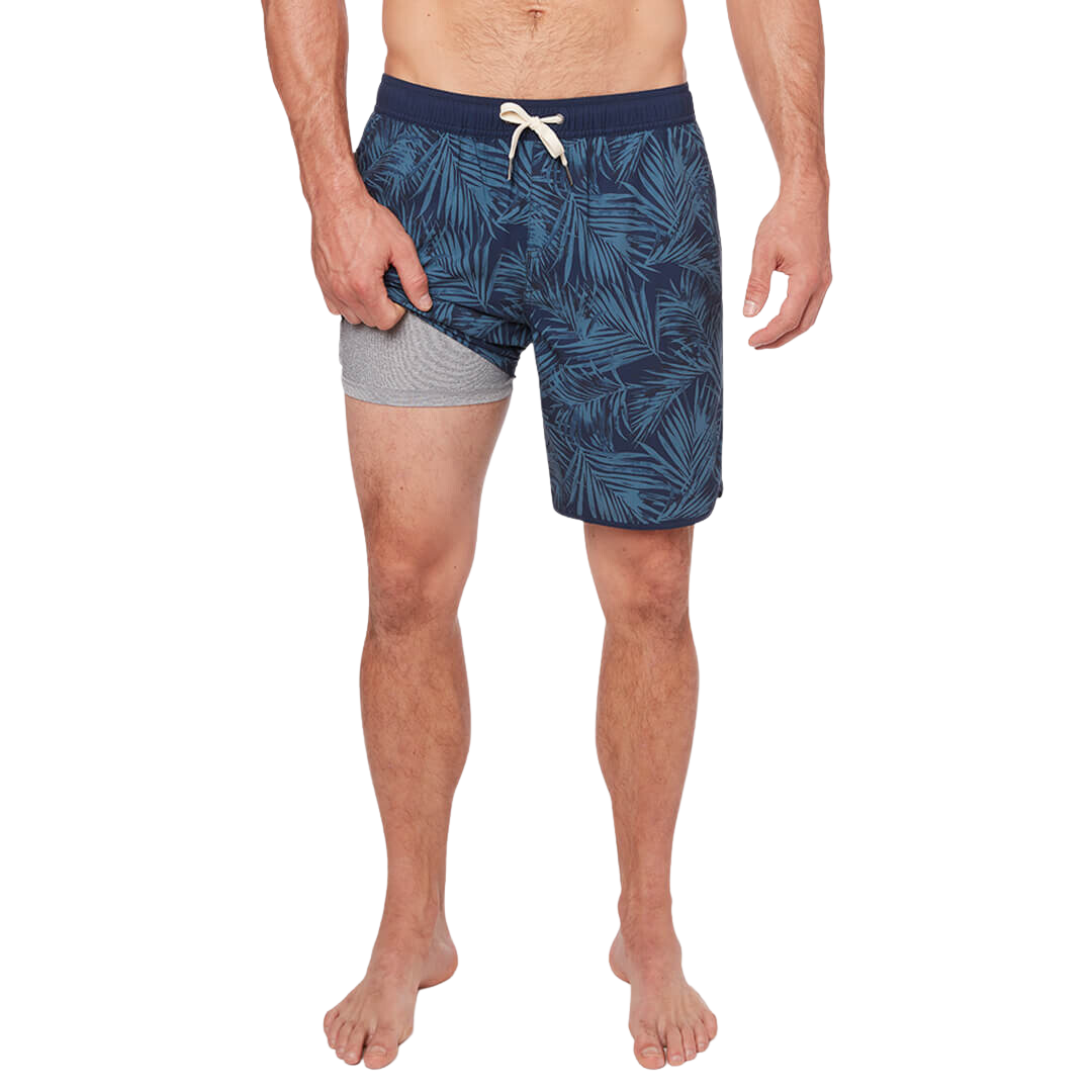 Fair Harbor The Anchor Men's Boardshort -  Grey Floral