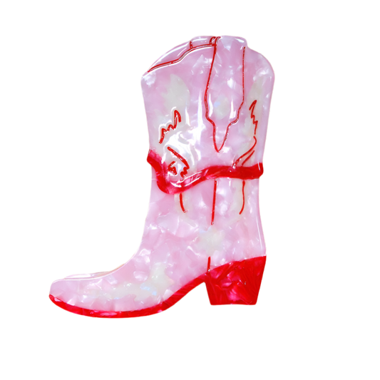 SSR Cowgirl Hair Claw Clip - Cowboy Boot