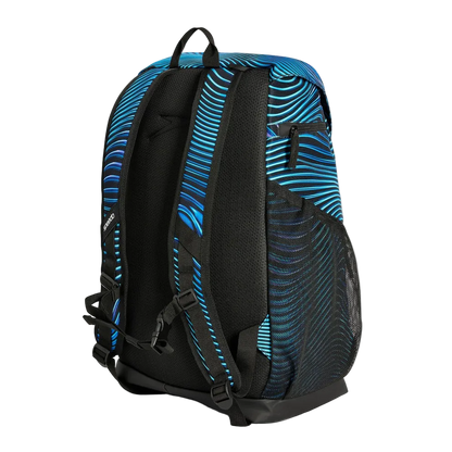 Speedo Printed 35L Team Rucksack Backpack - Tideway Sapphire