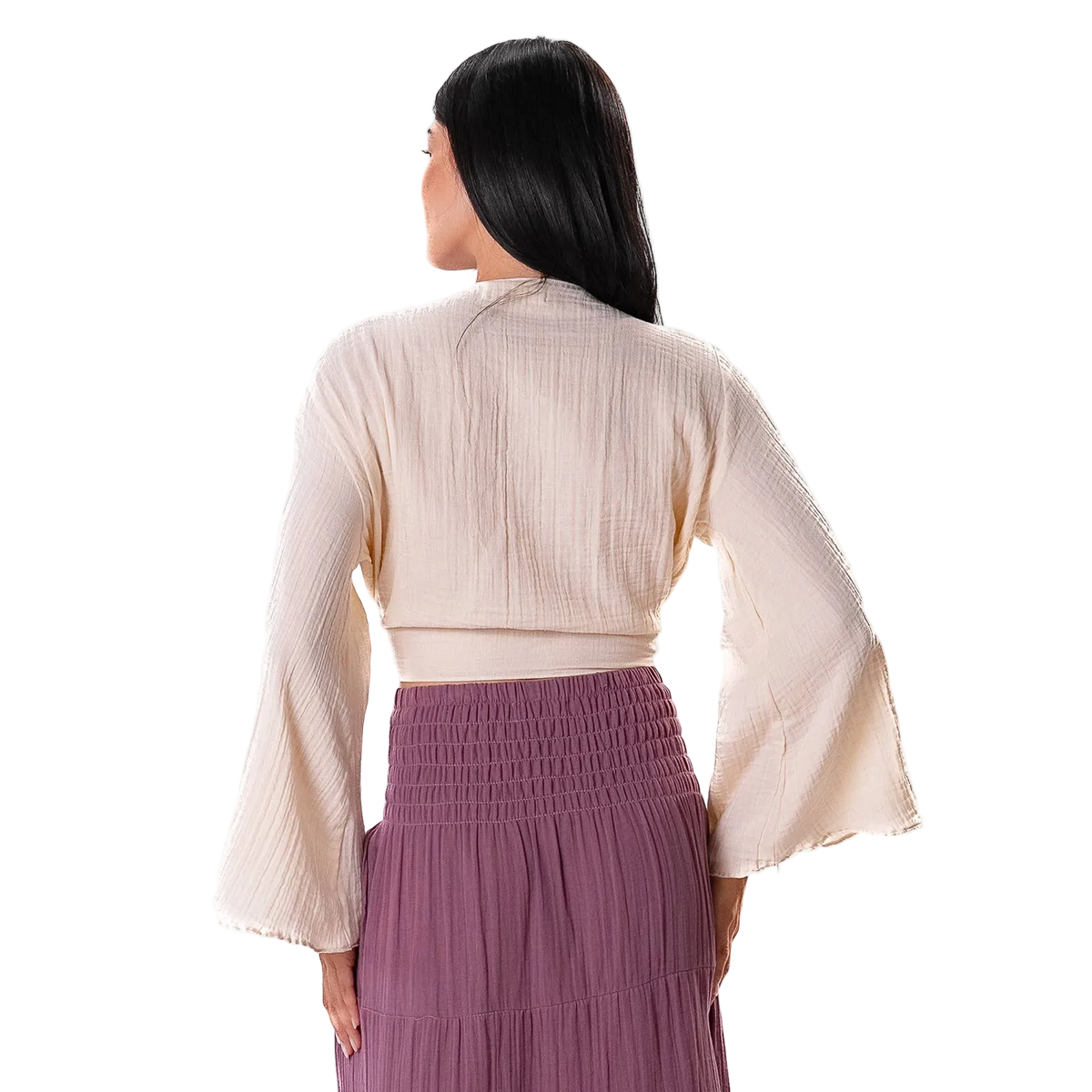 Lotus and Luna Cotton Daydreamer Top - Cream