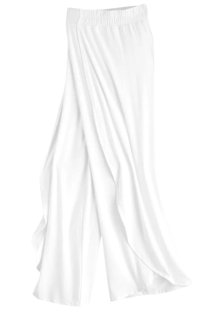 Coolibar Women's Lynsu Wide Leg Pants UPF 50+ - White