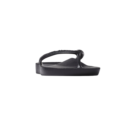 Archies Arch Support Flip Flops - Black