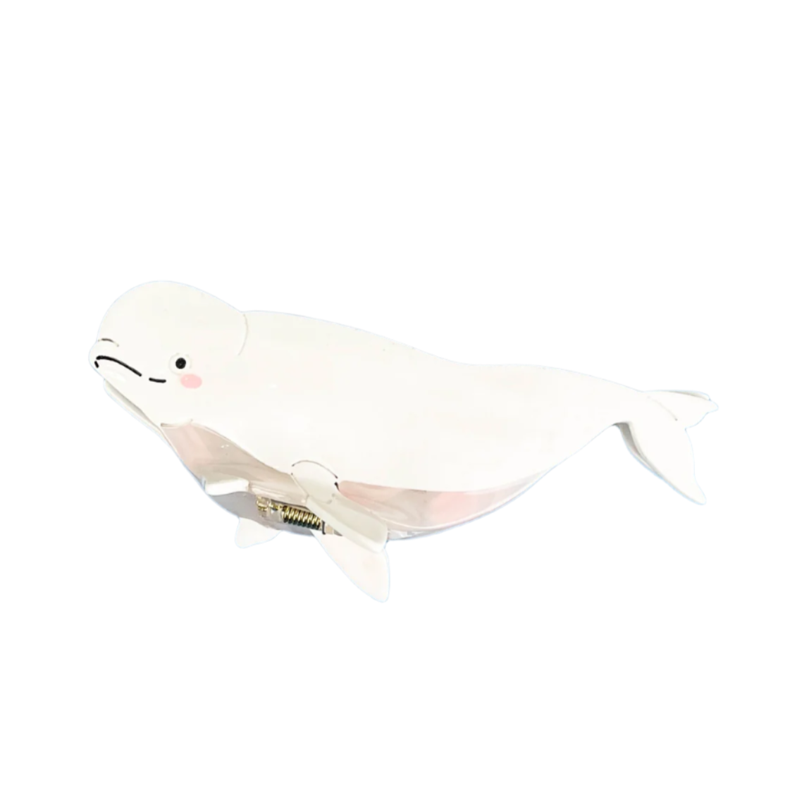 SSR Acetate White Whale Claw Clip