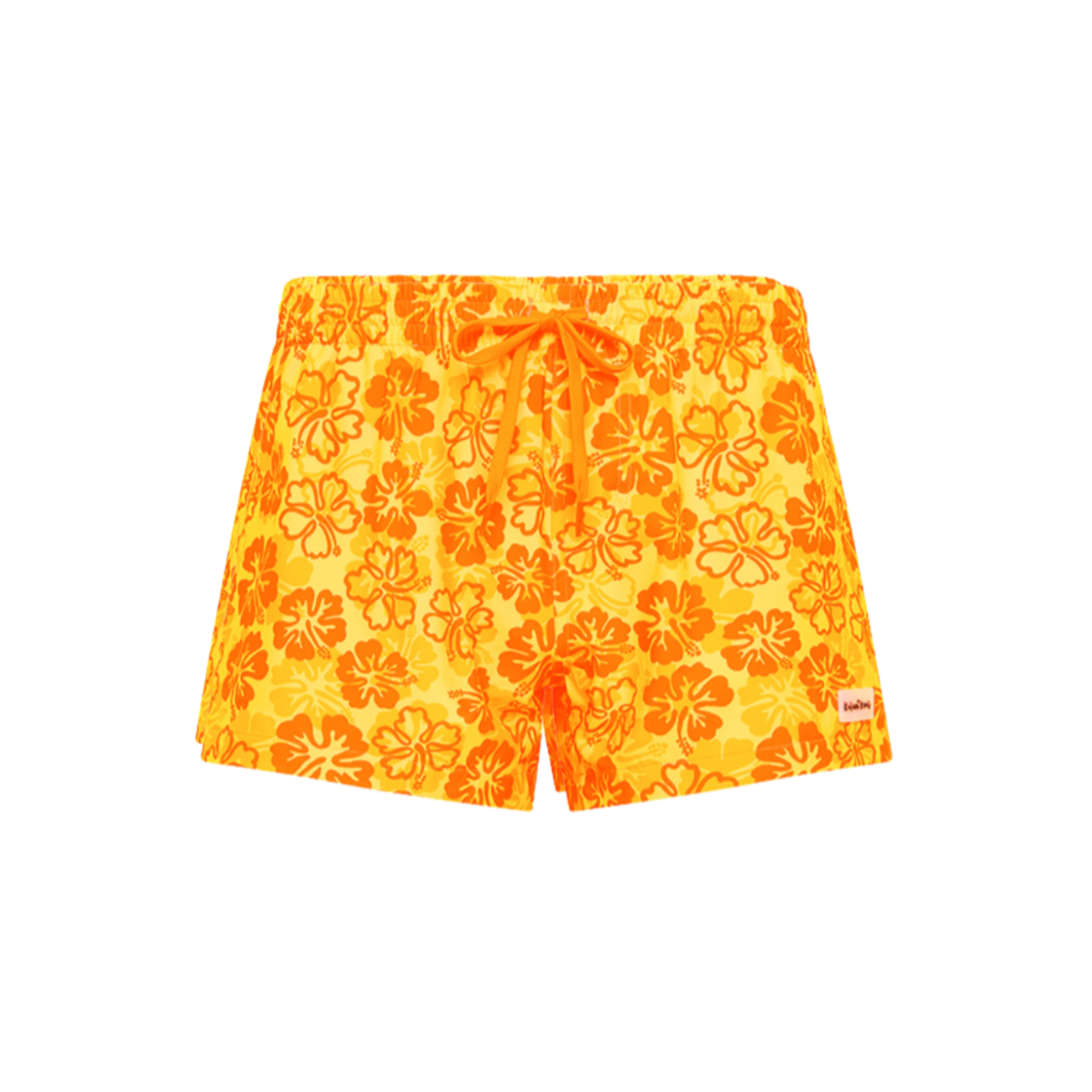 Kulani Kinis 4" Stretch Swim Trunks - Tangerine Dreams