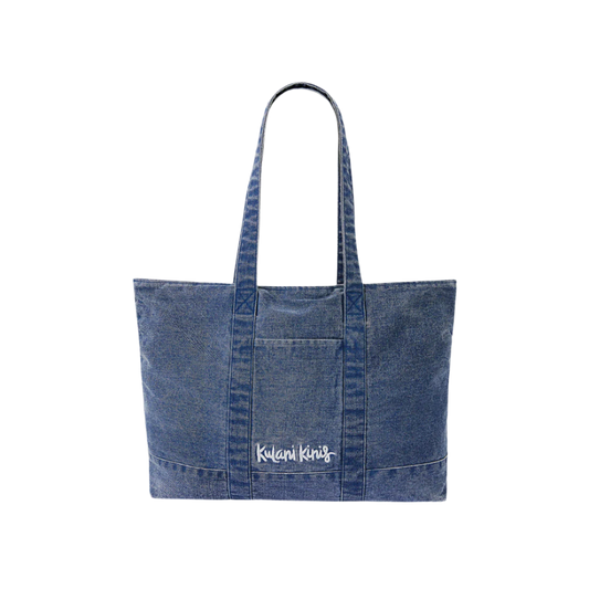 Kulani Kinis Weekender Beach Tote Bag - Deep Denim