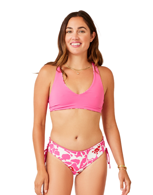 Carve Designs Mustique Reversible Bottom - Orchard/Fuchsia - FINAL SALE