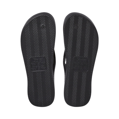 Archies Arch Support Flip Flops - Black