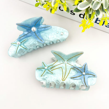 SSR Acetate Pearl Small Starfish Claw Clip