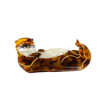 SSR Acetate Sea Otter Hair Claw Clip