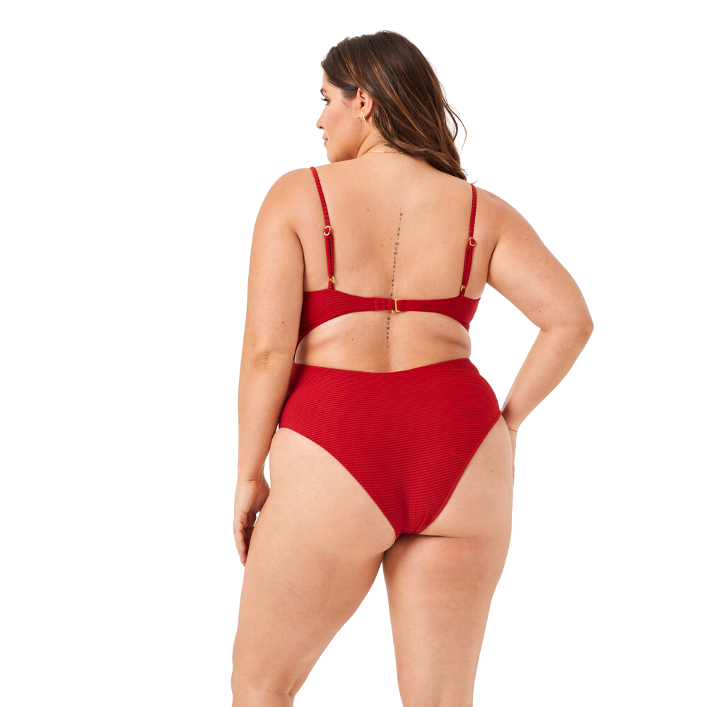 L Space Kyslee Classic One Piece Swimsuit - Redwood - FINAL SALE