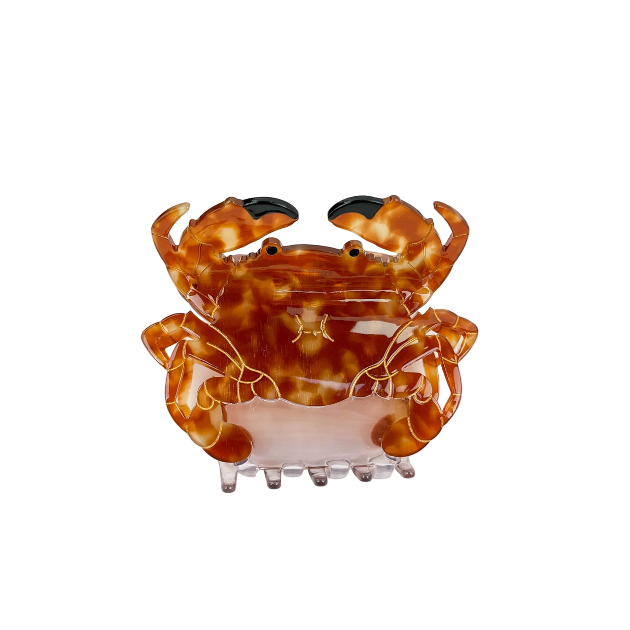 SSR Acetate Crab Hair Claw Clip - Brown