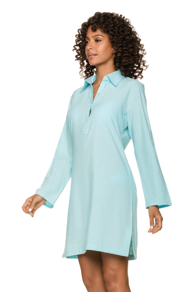 Helen Jon Lilly Coverup Dress - Sky Blue - FINAL SALE