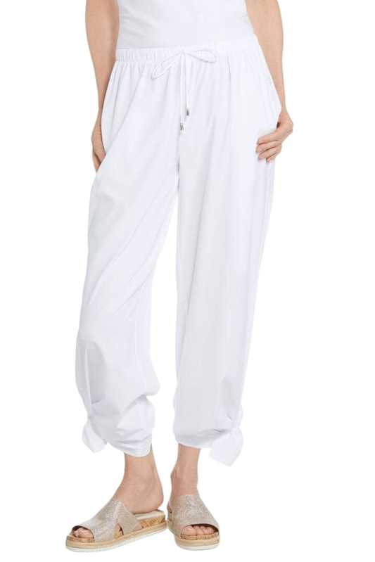 Coolibar Petra Wide Leg Pants UPF 50+ - White