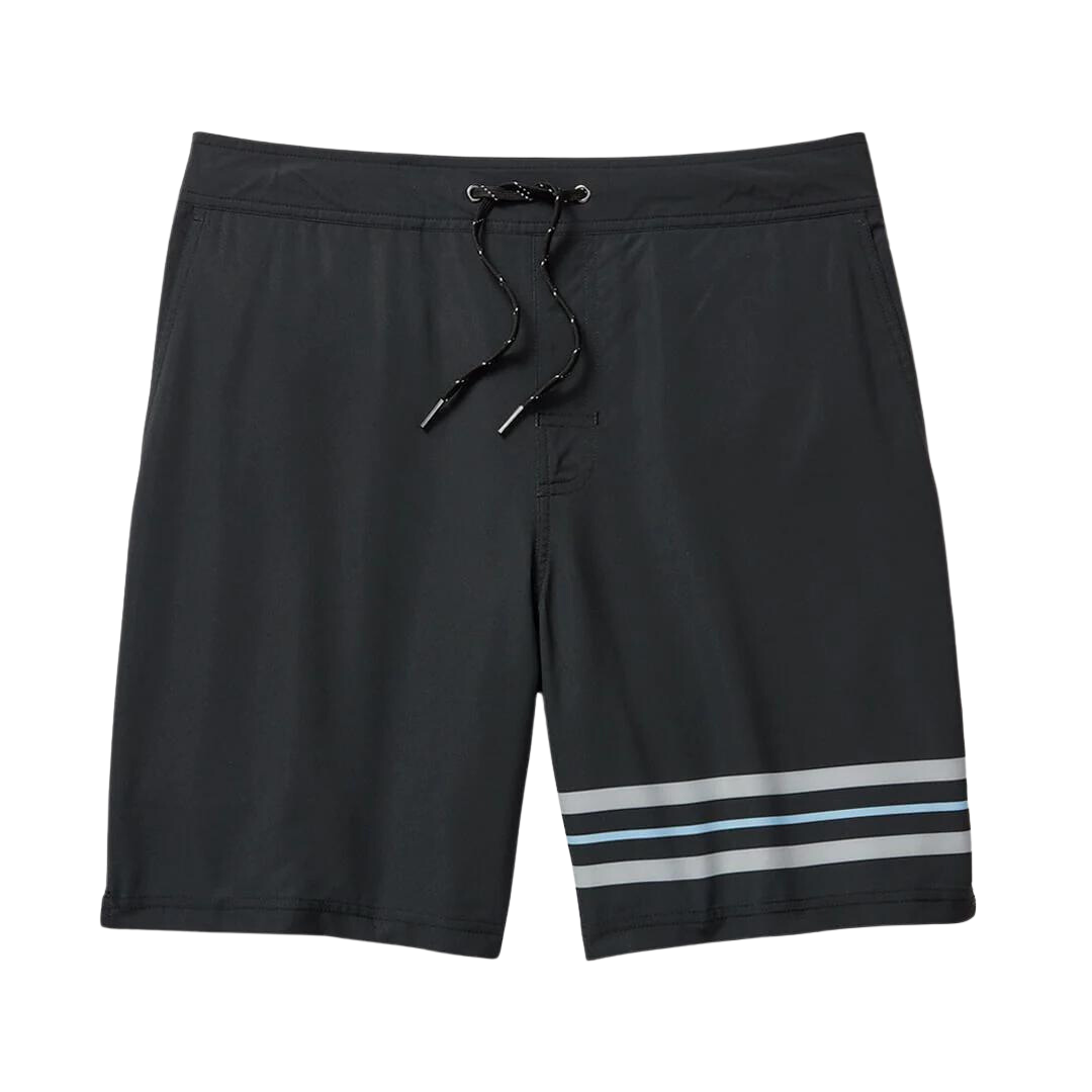 Fair Harbor Ozone Men's Boardshort - Grey Stripe