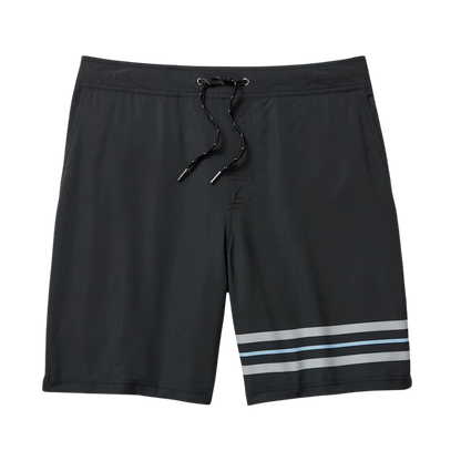 Fair Harbor Ozone Men's Boardshort - Grey Stripe - FINAL SALE