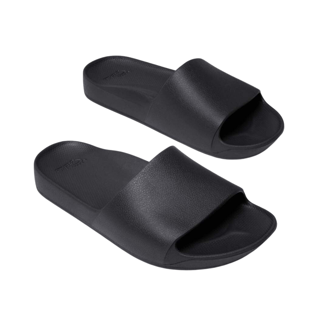 Archies Arch Support Slides - Black