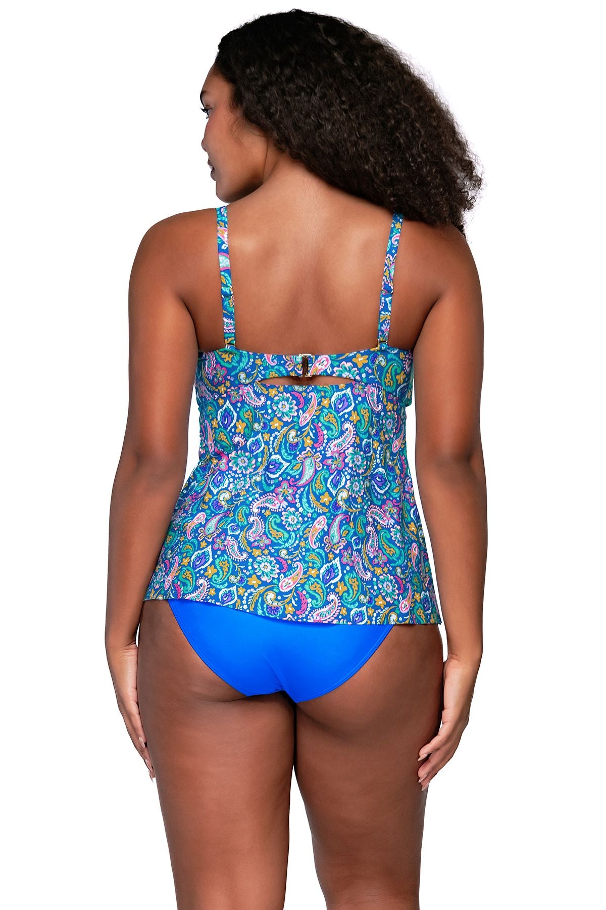 Sunsets Tori Tankini Top - Persian Sky FINAL SALE