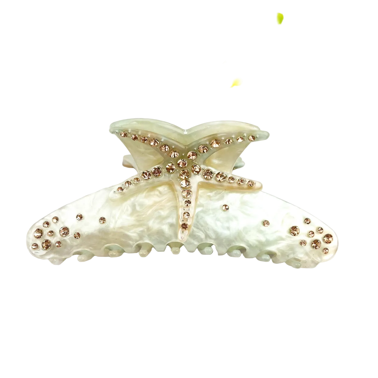 SSR Acetate Rhinestone Starfish Hair Claw Clip