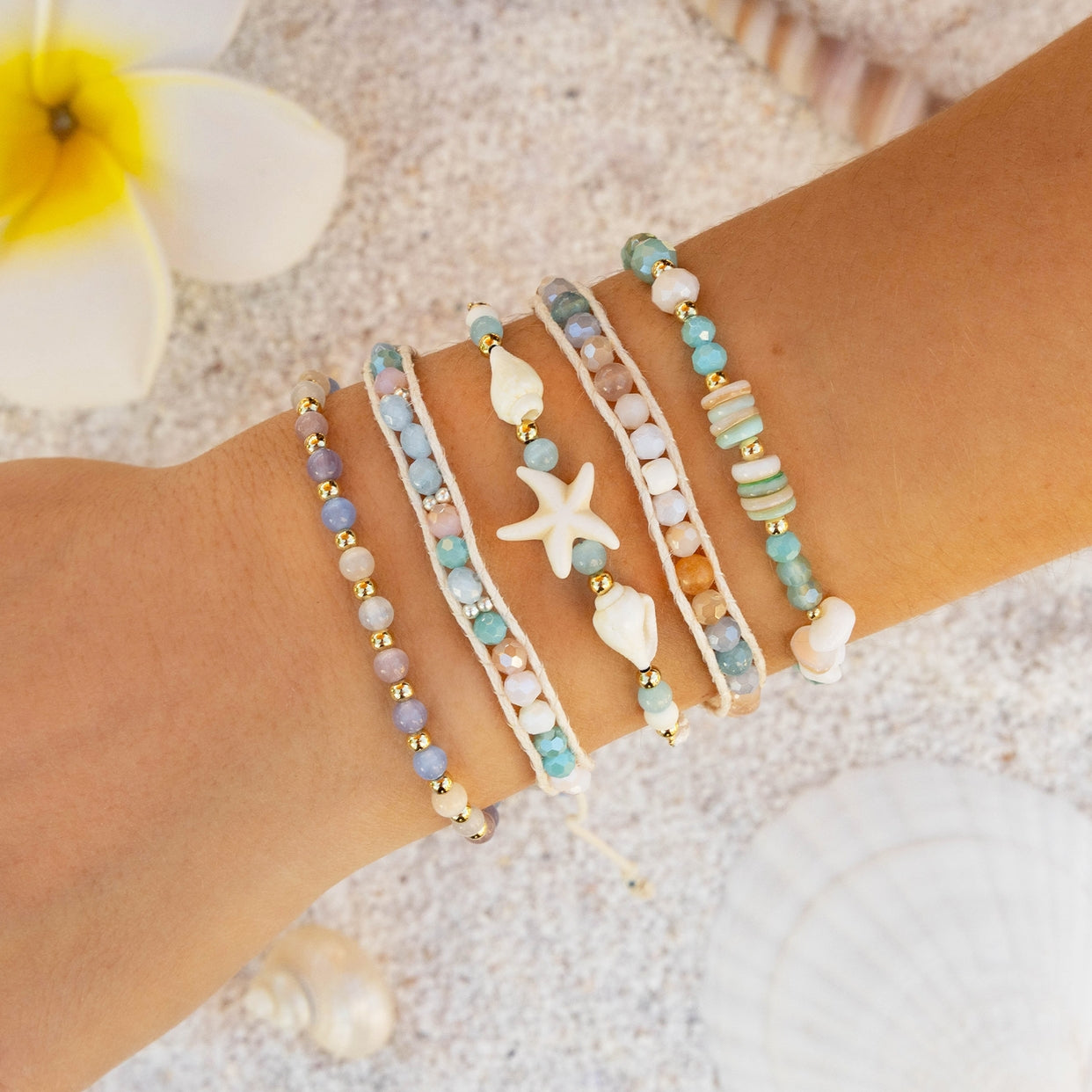 Lotus and Luna Turtle Tide Crystal Tide Bracelet