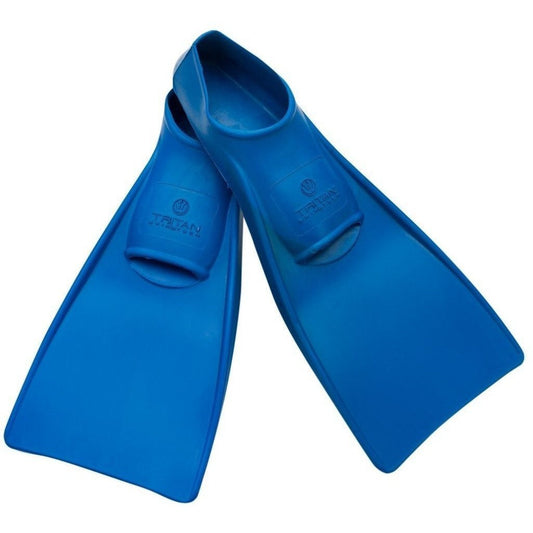 Tritan Swim Fins Kids 8 - 11 - Blue