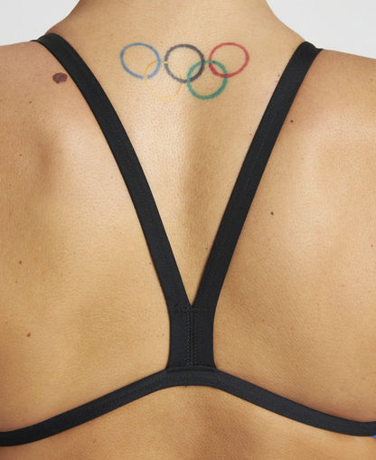 Arena MaxLife Challenge Back One Piece - Tropicals Black-Royal Multi - FINAL SALE