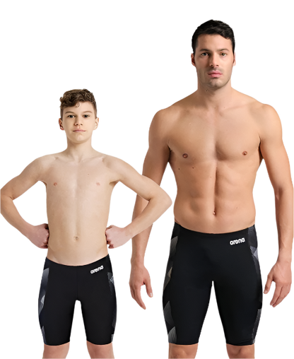 Arena Men's Halftone Jammer - Black/Team Black