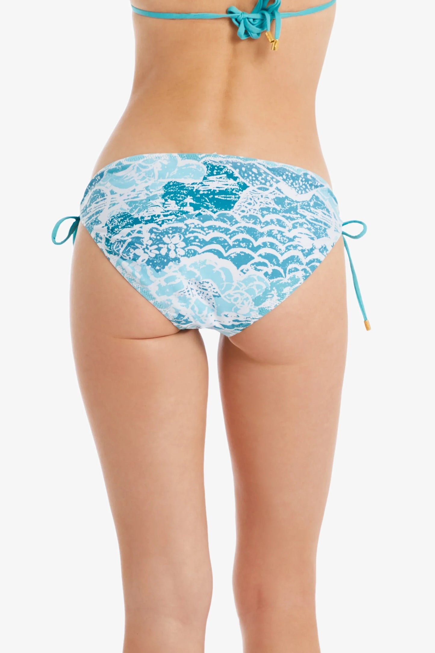 Helen Jon Reversible Tunnel Hipster Bikini Bottom - Malibu